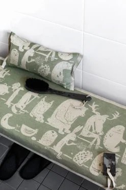 Lapuan Kankurit ELÄINTEN SAUNA laudeliina, 46 x 150 cm^ Laudeliinat & Saunatyynyt