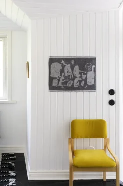 Lapuan Kankurit ELÄINTEN SAUNA pefletti, 46 x 60 cm^ Laudeliinat & Saunatyynyt
